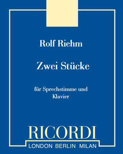 Two Pieces — Rolf Riehm
