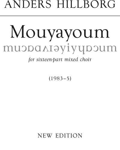 Mouyayoum — Anders Hillborg
