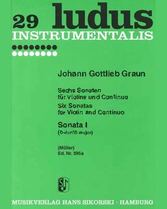 Six Sonatas for Violin and Continuo — Johann Gottlieb Graun