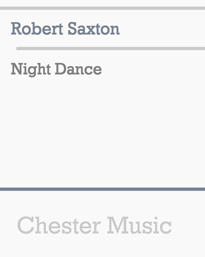 Night Dance — Robert Saxton