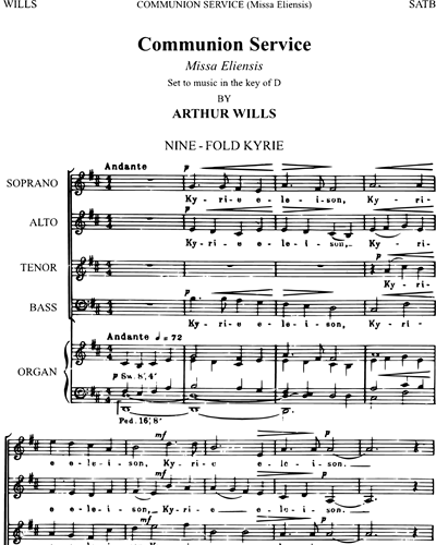 Communion Service (Missa Eliensis) — Arthur Wills