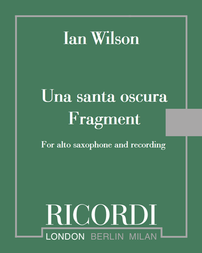Una santa oscura - Fragment — Ian Wilson