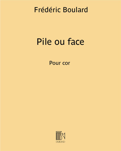 Pile ou face — Frédéric Boulard