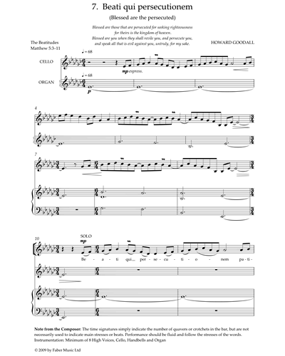 Beati Qui Persecutionem — Howard Goodall