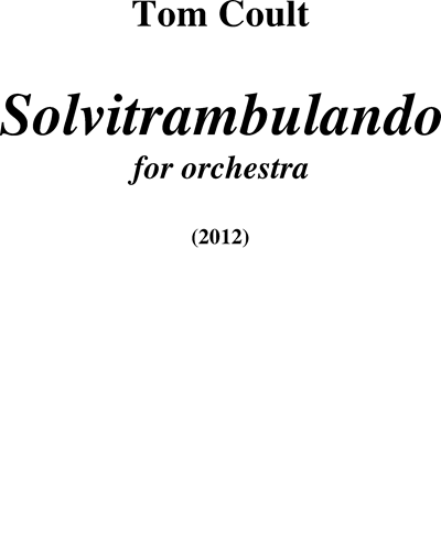 Solvitrambulando — Tom Coult