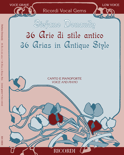 36 Arie di stile antico — Stefano Donaudy