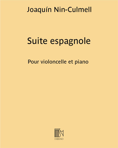 Suite espagnole — Joaquín Nin-Culmell