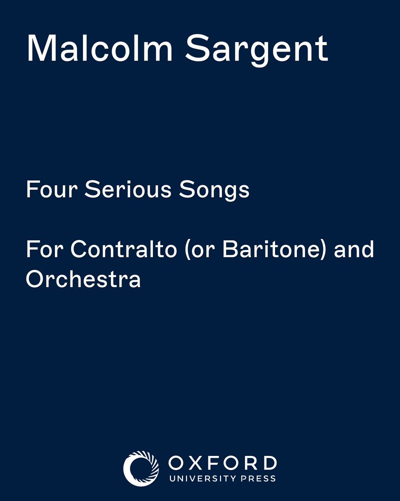 Four Serious Songs, op. 121 — 勃拉姆斯