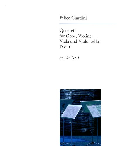 String Quartet in D major, op. 25/3 — Felice Giardini