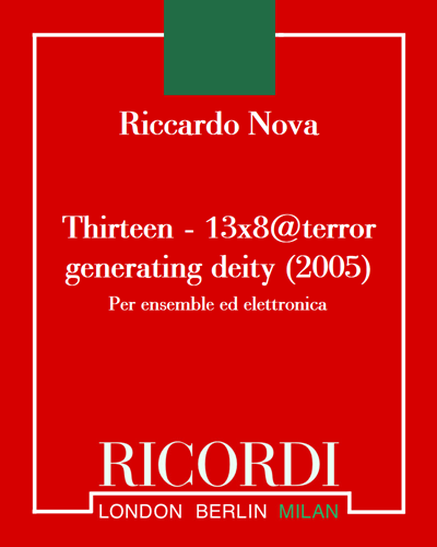 Thirteen - 13x8@terror generating deity — Riccardo Nova