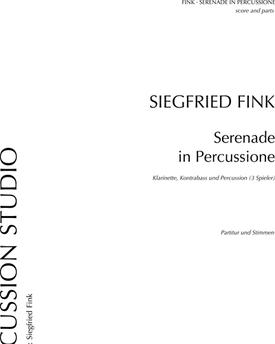 Serenade in Percussione — 齐格弗里德·芬克