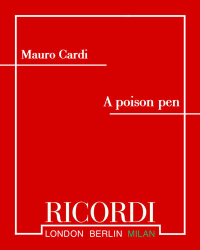 A poison pen — Mauro Cardi
