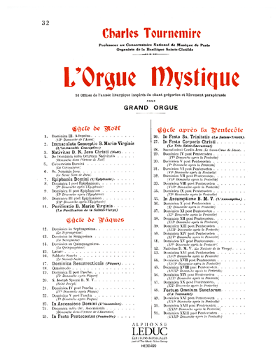 Dominica VII post Pentecosten, op. 57 — Charles Tournemire