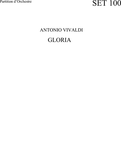 Gloria, RV 589 — Antonio Vivaldi