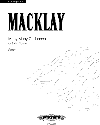 Many Many Cadences (score) — Sky Macklay