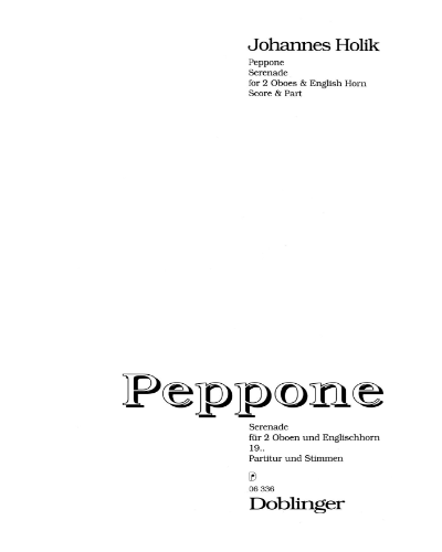 Peppone — Johannes Holik