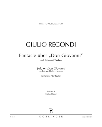 Solo on 'Don Giovanni' — Giulio Regondi