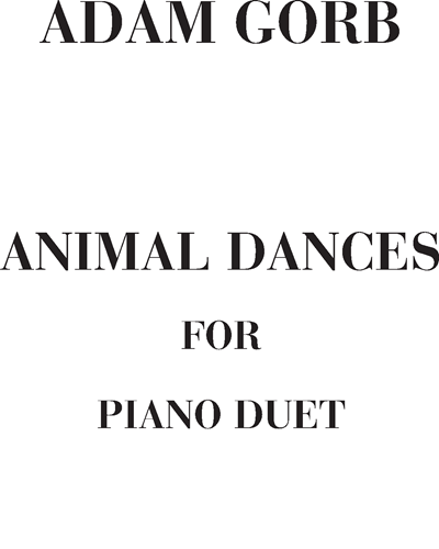 Animal dances — Adam Gorb