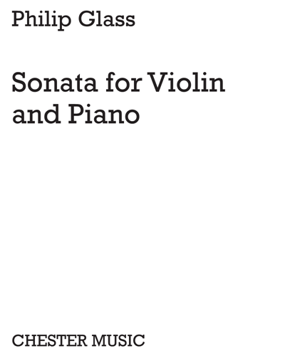 Sonata for Violin and Piano — 菲利普·格拉斯