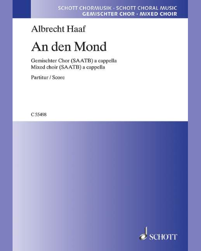 An den Mond — Albrecht Haaf