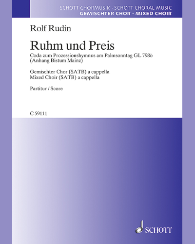 Ruhm und Preis — Rolf Rudin