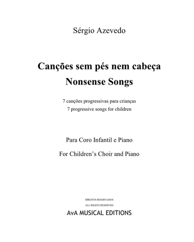 Canções sem pés nem cabeça — Sérgio Azevedo