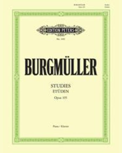 12 Brilliant & Melodious Studies Op.105 — 布格缪勒
