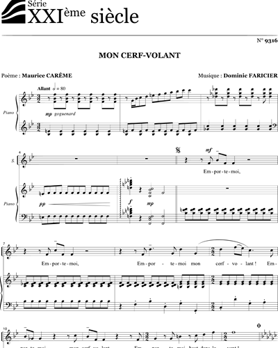 Mon cerf-volant — Dominic Faricier