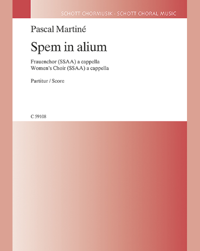 Spem in alium — Pascal Martiné
