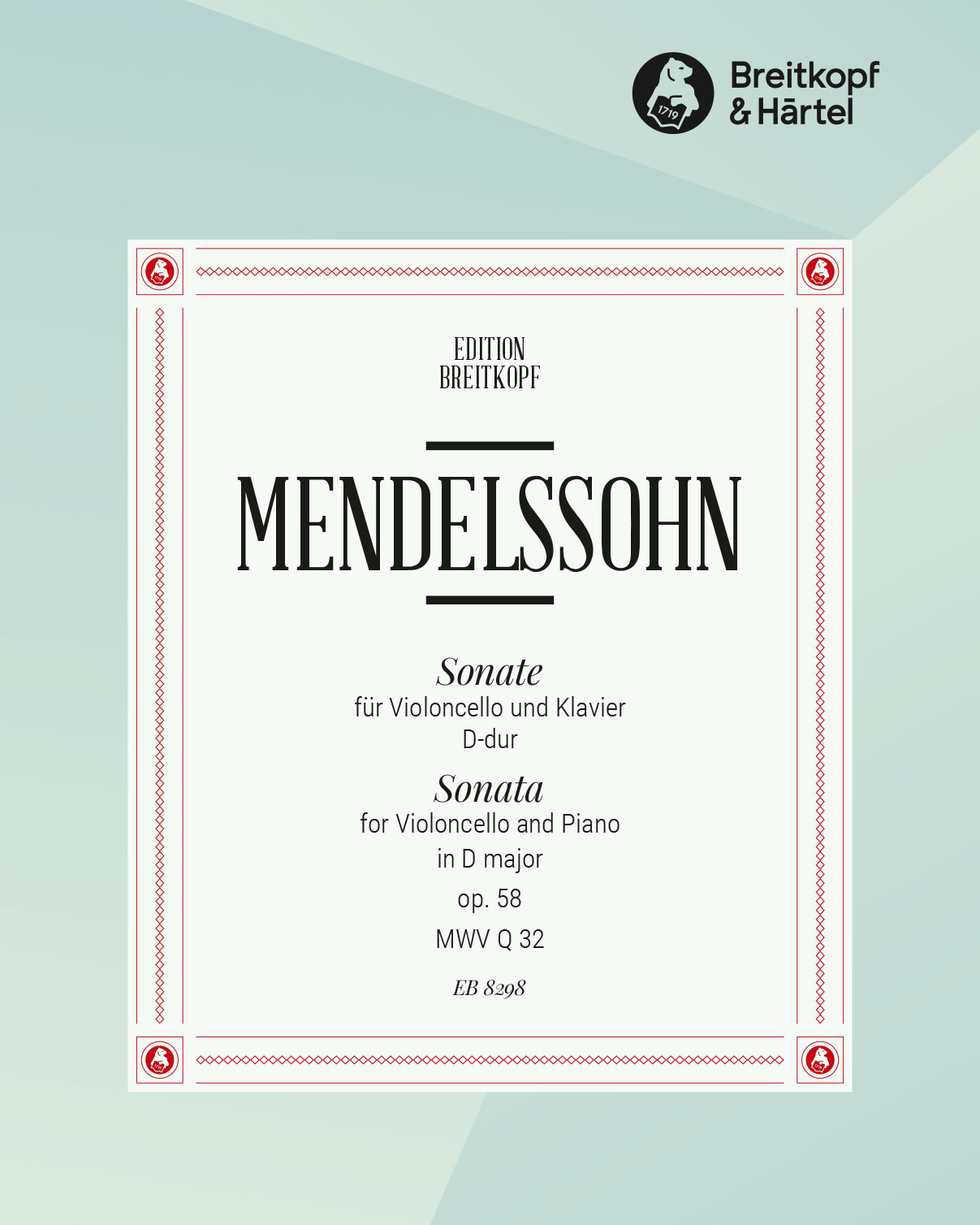 Sonata in D major, op. 58 MWV Q 32 — 门德尔松