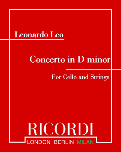 Concerto in D minor — Leonardo Leo