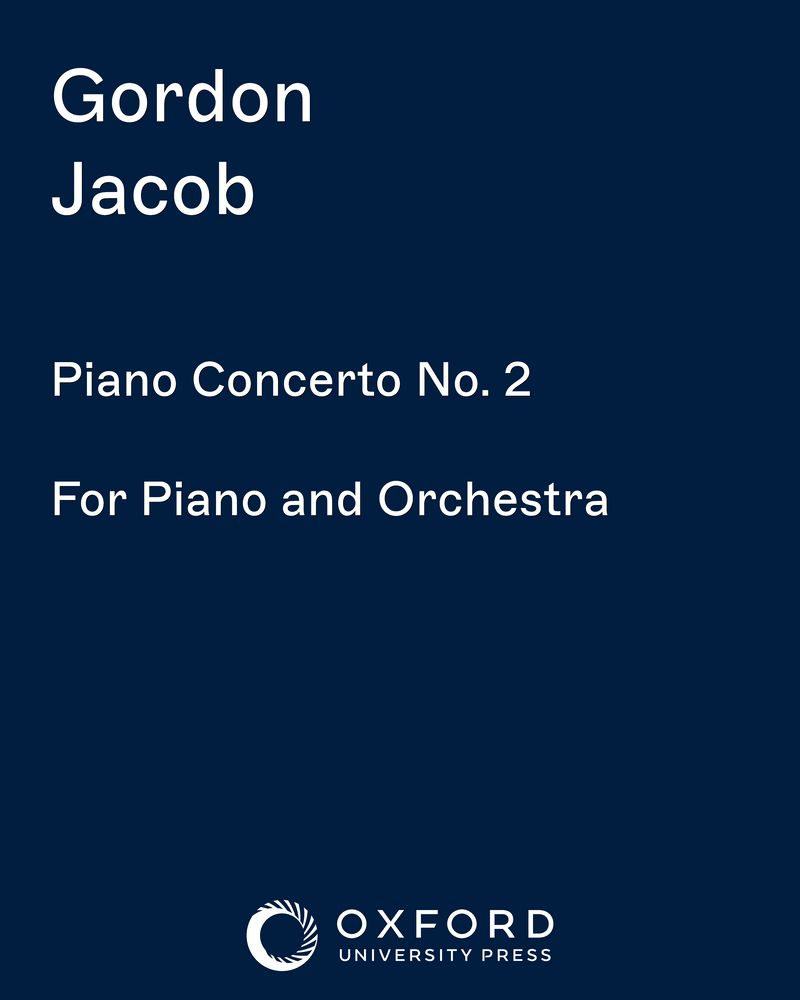 Piano Concerto No. 2 — Gordon Jacob