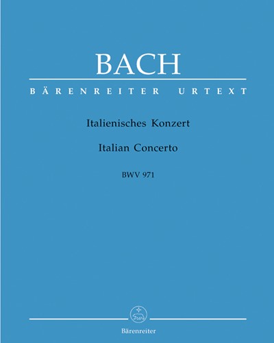 Italian Concerto, BWV 971 — 巴赫