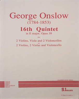 Quintet No. 16 in E major, op. 39 — 乔治·翁斯洛