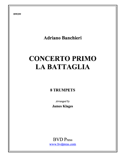 Concerto primo 'La Battaglia' — Adriano Banchieri
