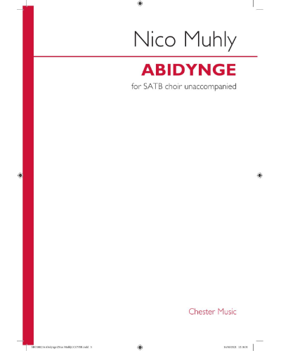 Abidynge — Nico Muhly