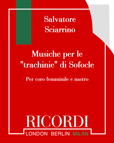 Musiche per le 'Trachinie' di Sofocle — Salvatore Sciarrino