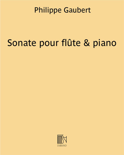 Sonata for Flute and Piano — Philippe Gaubert