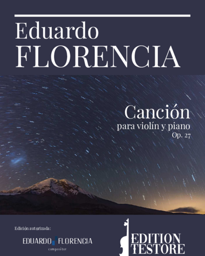 Canción, op. 27 — Eduardo Florencia