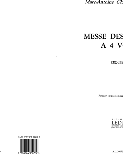 Messe des morts en re mineur — 马克-安托万·夏庞蒂埃