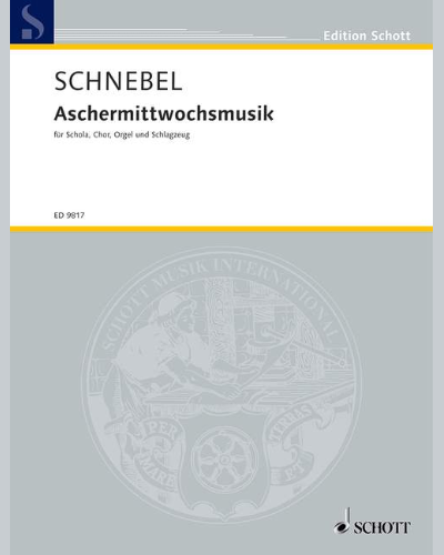 Aschermittwochsmusik — Dieter Schnebel