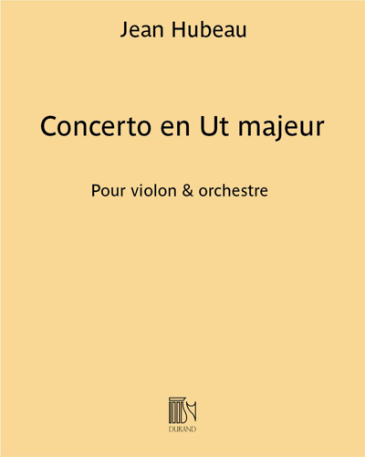 Concerto in C major — Jean Hubeau