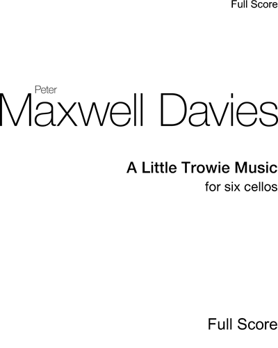 A Little Trowie Music — 马克斯韦尔·戴维斯