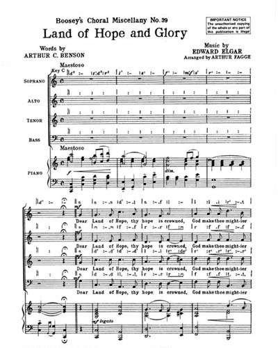 Land of Hope and Glory, op. 44 — Edward Elgar