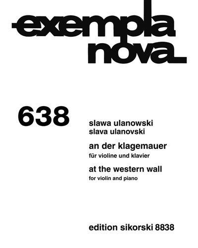 At the Western Wall — Slava Ulanovski