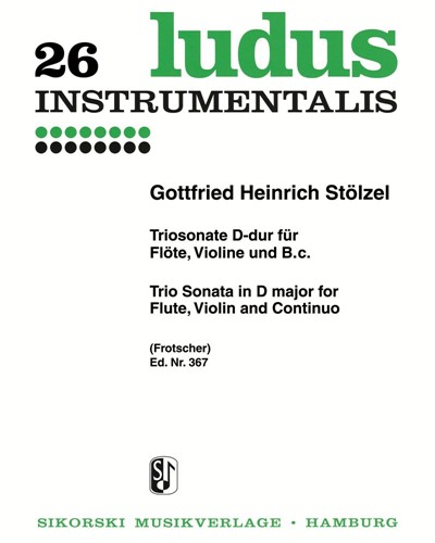 Trio Sonata in D major — Gottfried Heinrich Stölzel