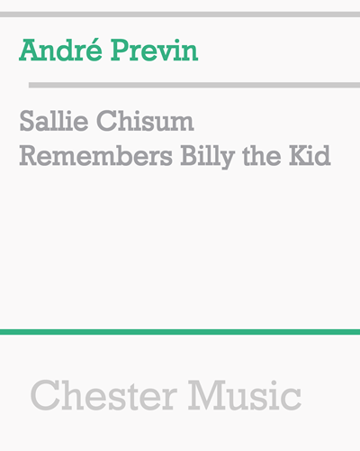 Sallie Chisum Remembers Billy the Kid — 安德烈·普列文
