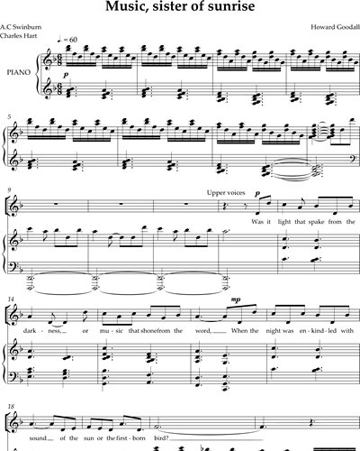 Music, Sister of Sunrise — Howard Goodall