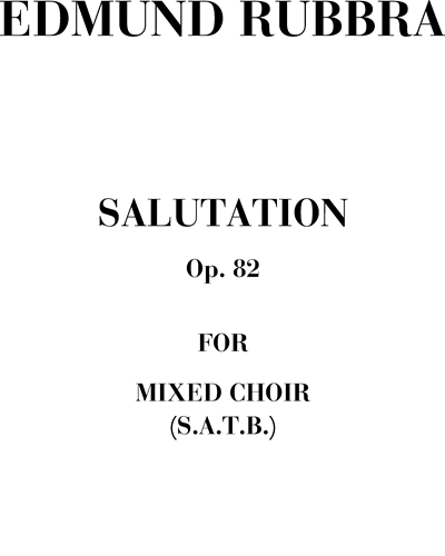 Salutation Op. 82 — 埃德蒙·鲁布拉