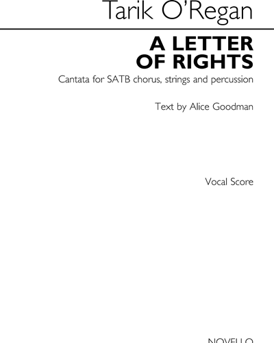 A Letter of Rights — Tarik O'Regan